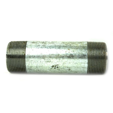 1-1/2 Inch X 6 Inch Galvanized Steel Nipple